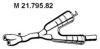 BMW 18101436532 Middle Silencer